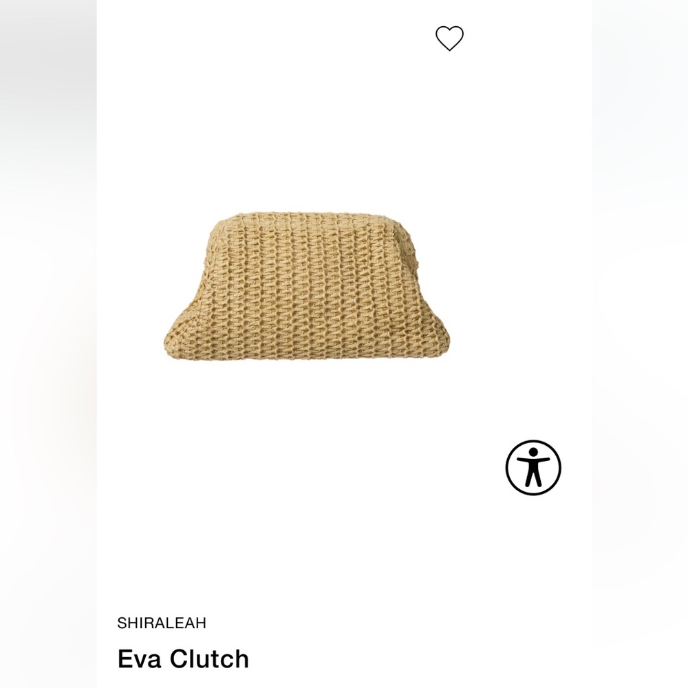 Shiraleah Woven Clutch - Beige